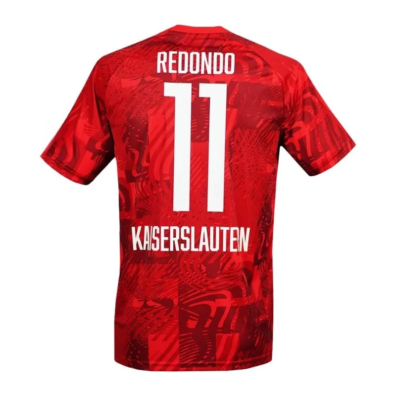 

Kaiserslautern Football Club 3D Printed Football Uniform O-neck Short Sleeved Breathable Quick Drying Loose Comfortable T-shirt