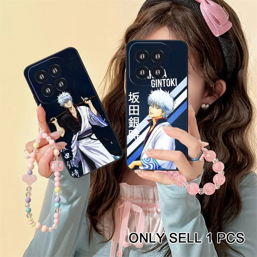 

Gintama Sakata Gintoki Phone Case for Xiaomi 15 14 13 12 Mi 11 T Ultra Lite Pro S X 5G Soft TPU Shockproof Cover