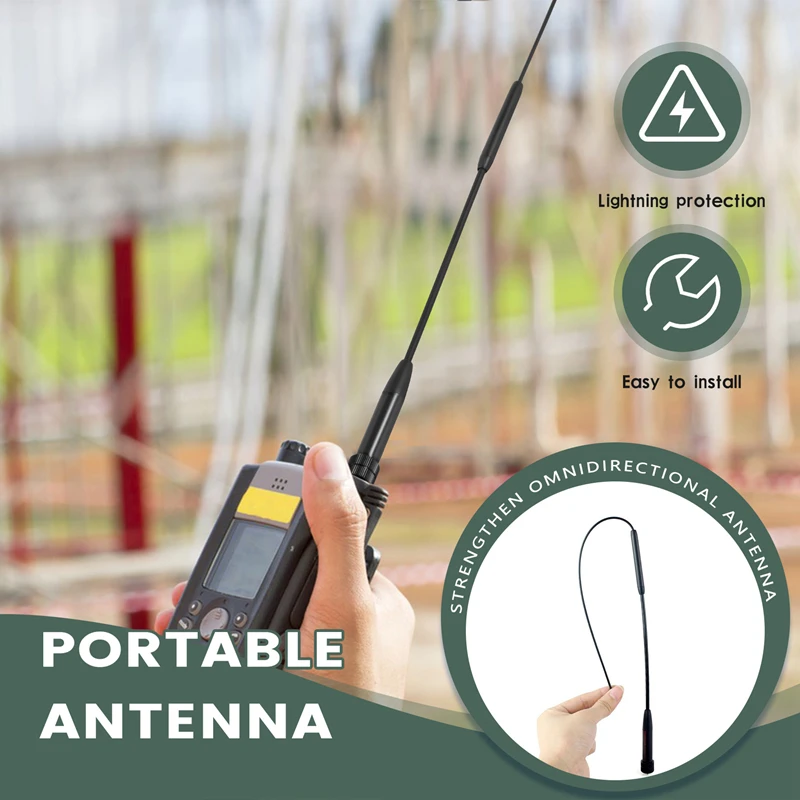 Antenne rh901s sma-weiblich 144/430mhz dual band antenne für baofeng UV-82 UV-5R GT-3 markii UV-5RE plus BF-F8 RT-5R BF-888S radio