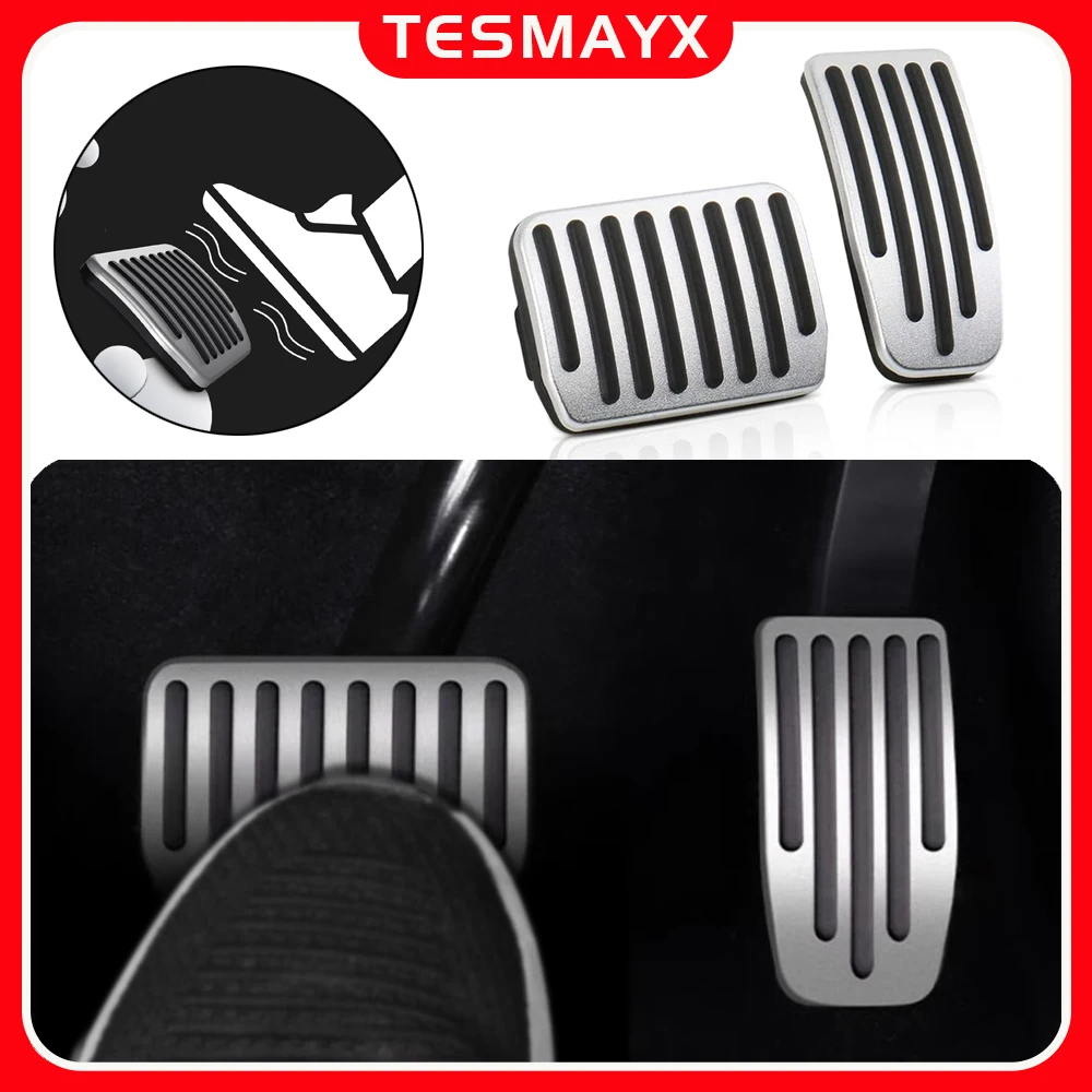 Performance Pedal Sets for Tesla Model 3 Model Y Model YL Accessories 2025 2026 Aluminum Accelerator Brake Foot Pedals Cover Pad