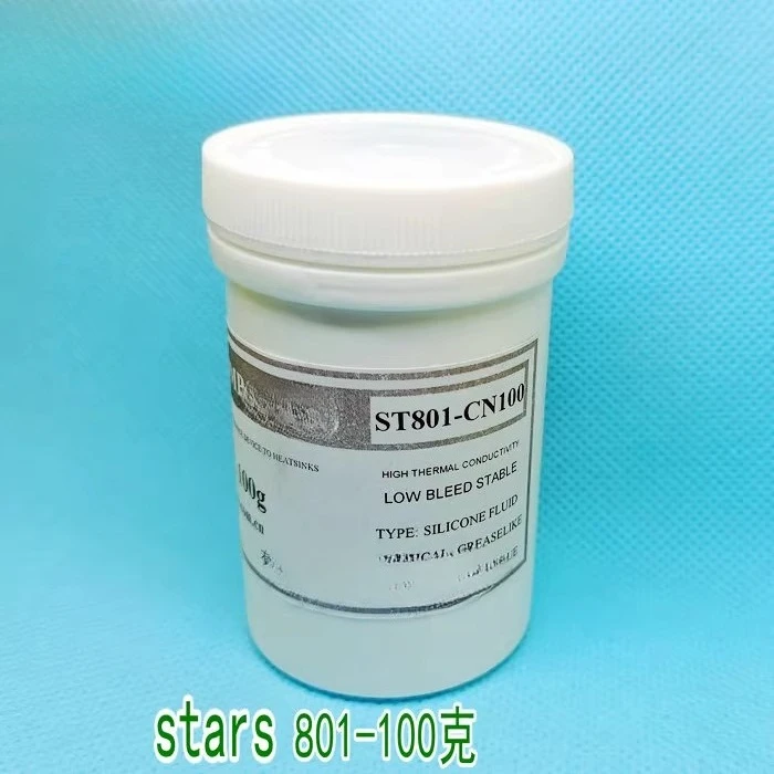 

Suitable for STARS 801 Thermal Paste (100g Can) Gray, High Thermal Conductivity