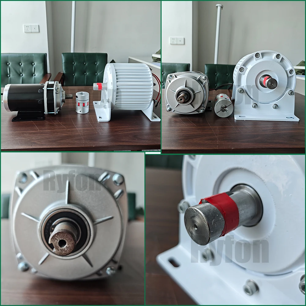 10KW 20KW 30KW 50KW Parmanent Magnet Generator Magnetic Alternator Single Phase With AC Motor 12V 24V 48V Home Appliance