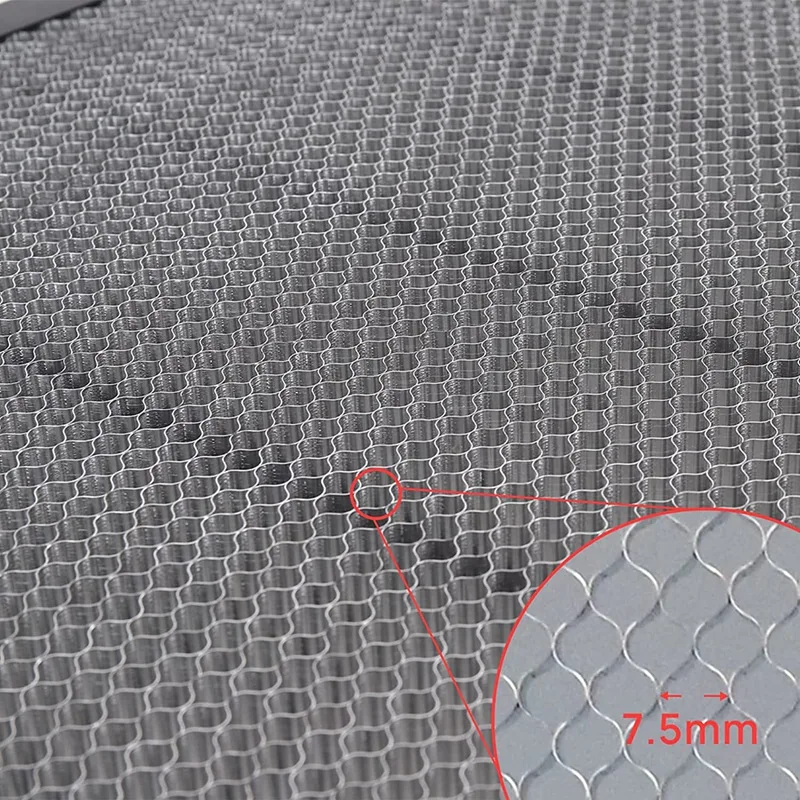 Mesa de trabajo de nido de abeja para grabador, máquina cortadora de CO2, Master 2, 2Pro, 2prot2, 17,7X17,7X0,8 pulgadas