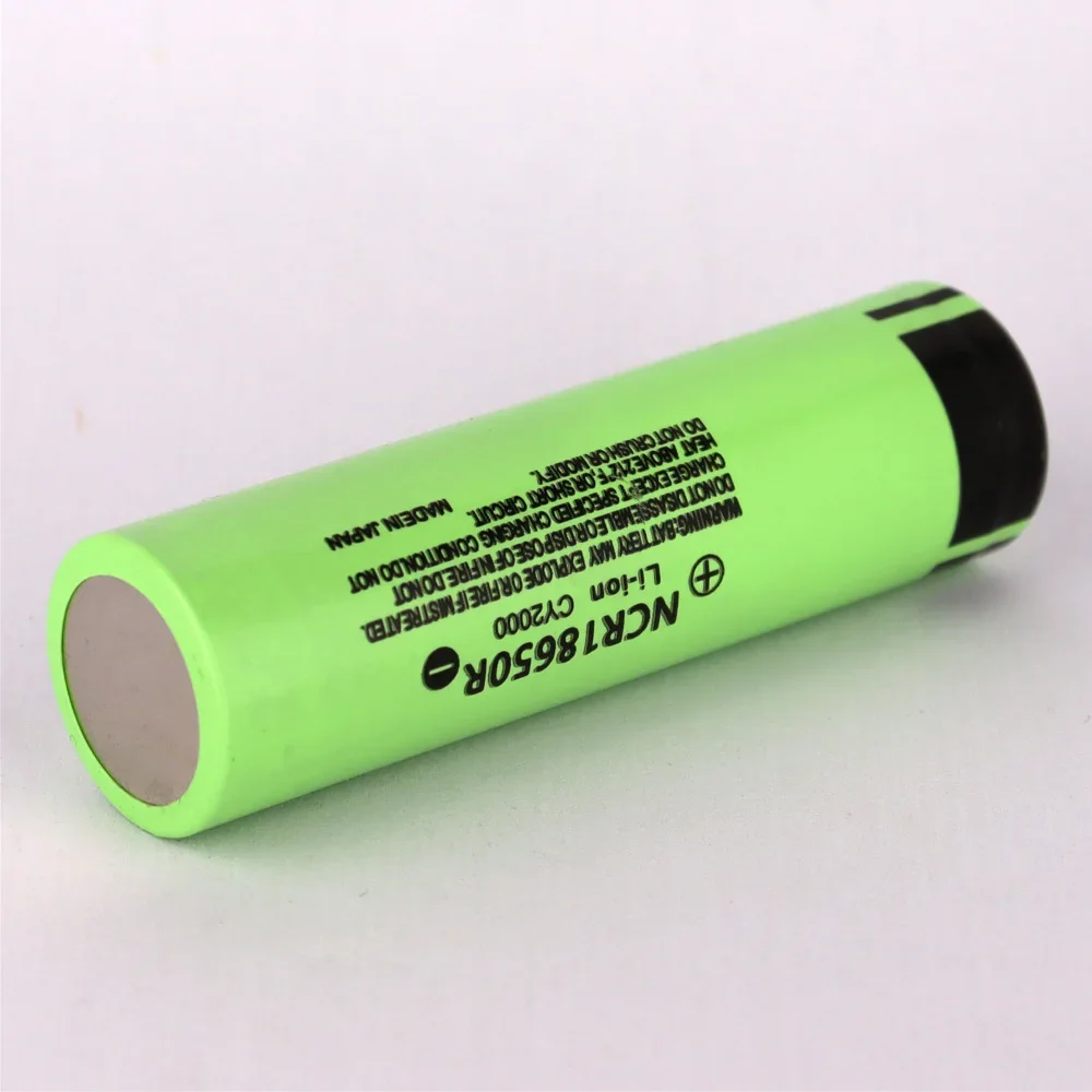 18650 Pin Gốc NCR18650R 3.7V 2000MAh 18650 Lithium Pin Sạc Cho Đèn Pin-Đầu Dẹt