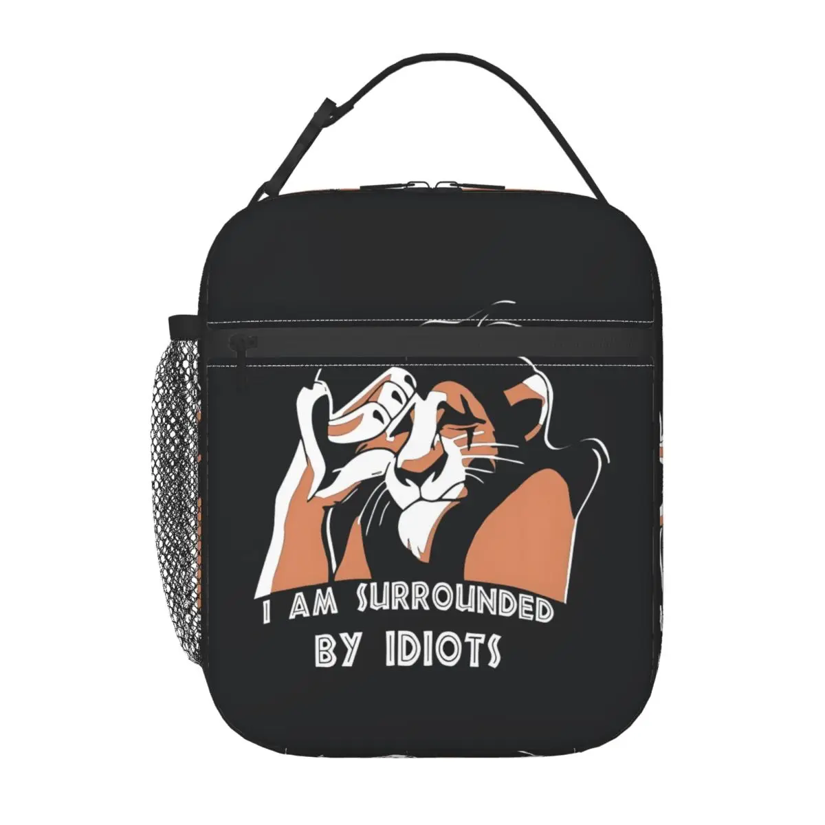 Benutzerdefinierte The Lion King Isolierte Lunch-Tragetasche für Frauen, Cartoons, tragbare Thermo-Kühlbox, Bento-Box, Arbeit, Schule, Reisen