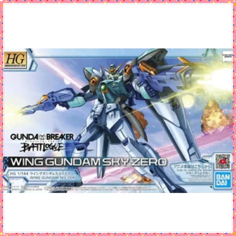 

Bandai Original 1/144 HG GBB 09 Feiyi Gundam Action doll Trendy toys Decorations Ornaments studio Holiday Gifts collect