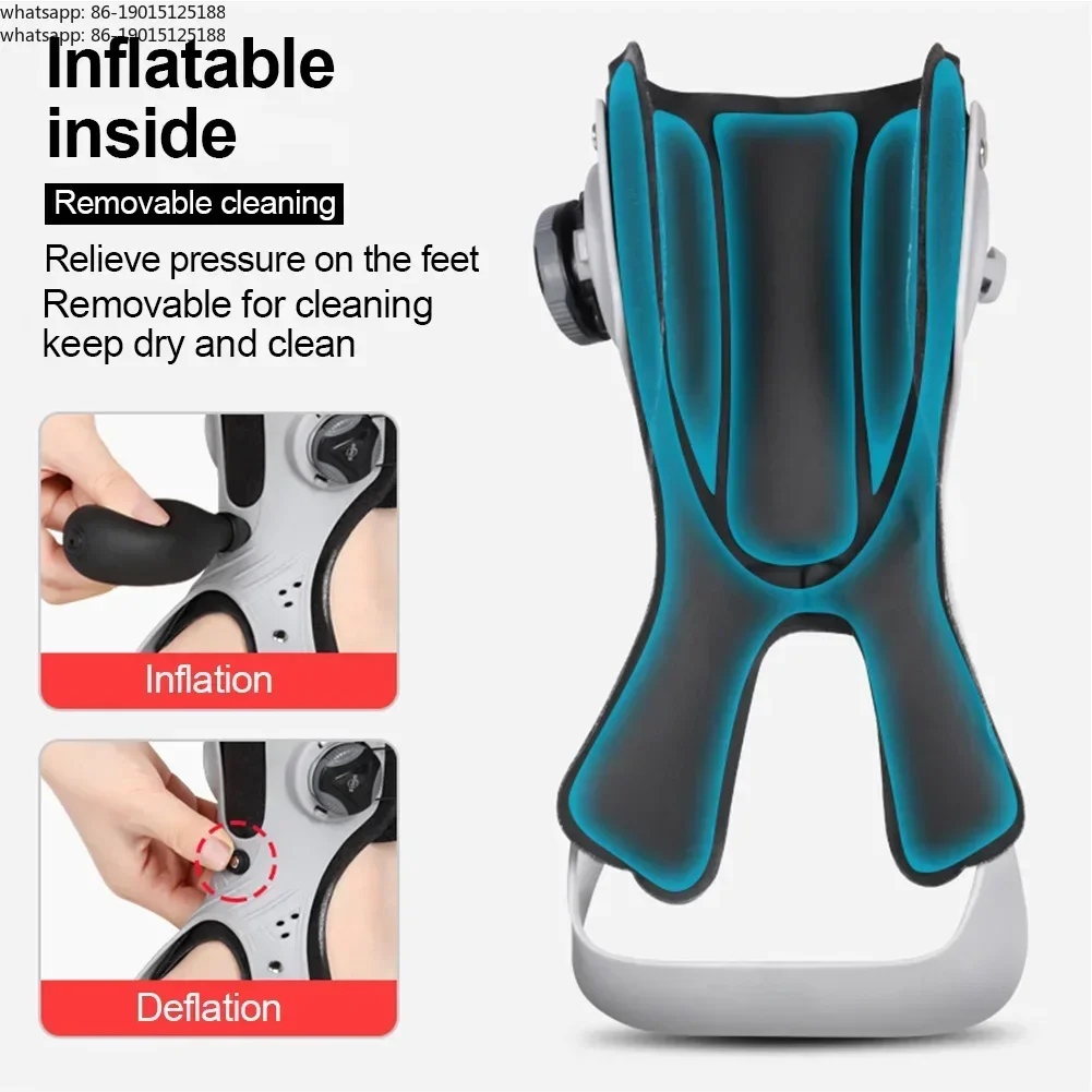 Ankle Joint Foot Orthosis Foot Drop Support Brace Weightlight Easy Wearing Adjustable Tightness Improve Foot Drop for Paralysis