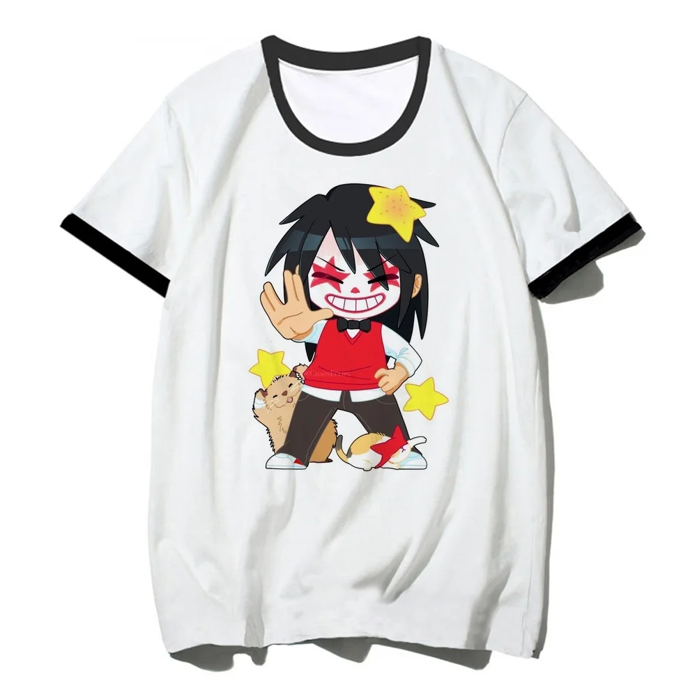 Jeff the Killer tshirt female anime funny party gyaru manga tshirt korean fashion cutecore gothic