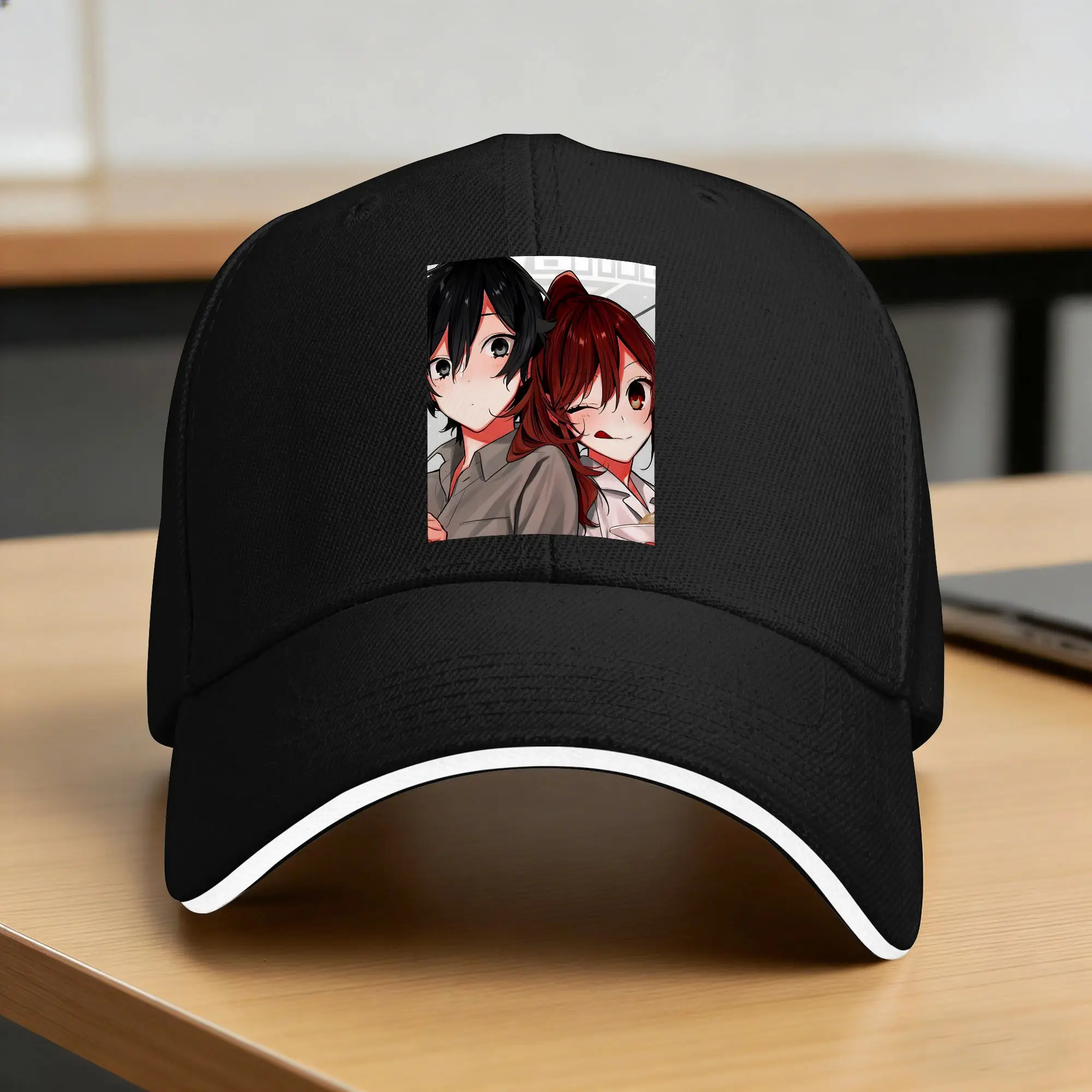 Comic H-Horimiya Baseball Cap  Men Women Custom DIY Hip Hop Hats Summer Trendy Hiking Fishing Sun-Proof Baseball Caps