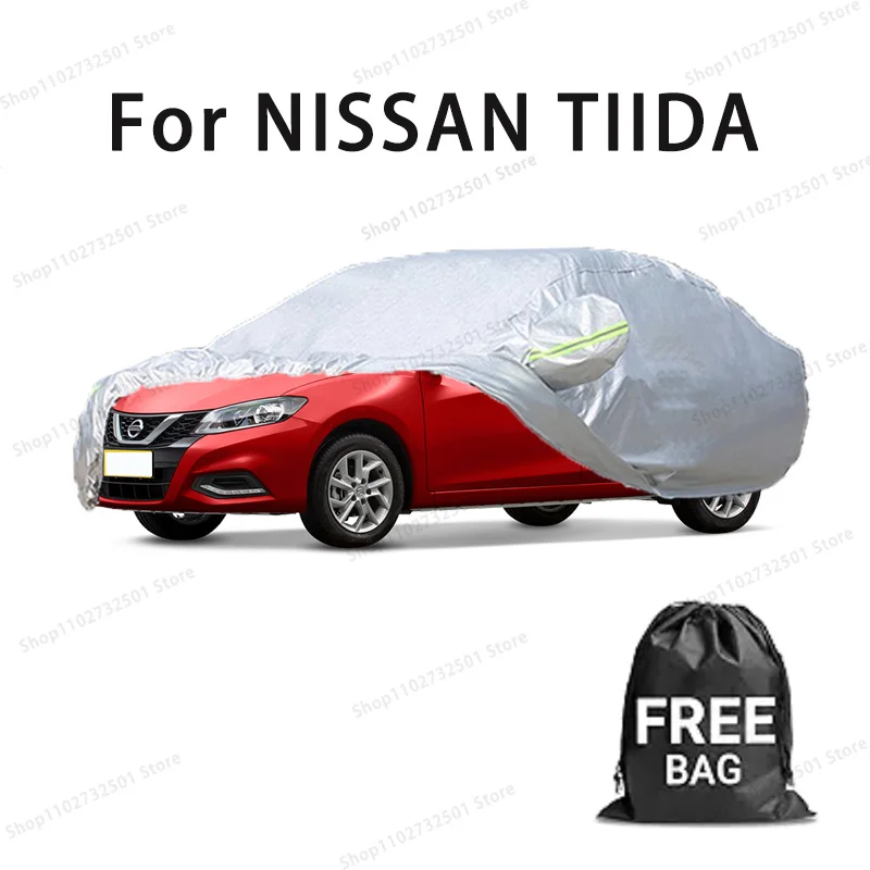 Car cover For NISSAN TIIDA Full cover Waterproof sun protection cover Scratch resistant cars accessories