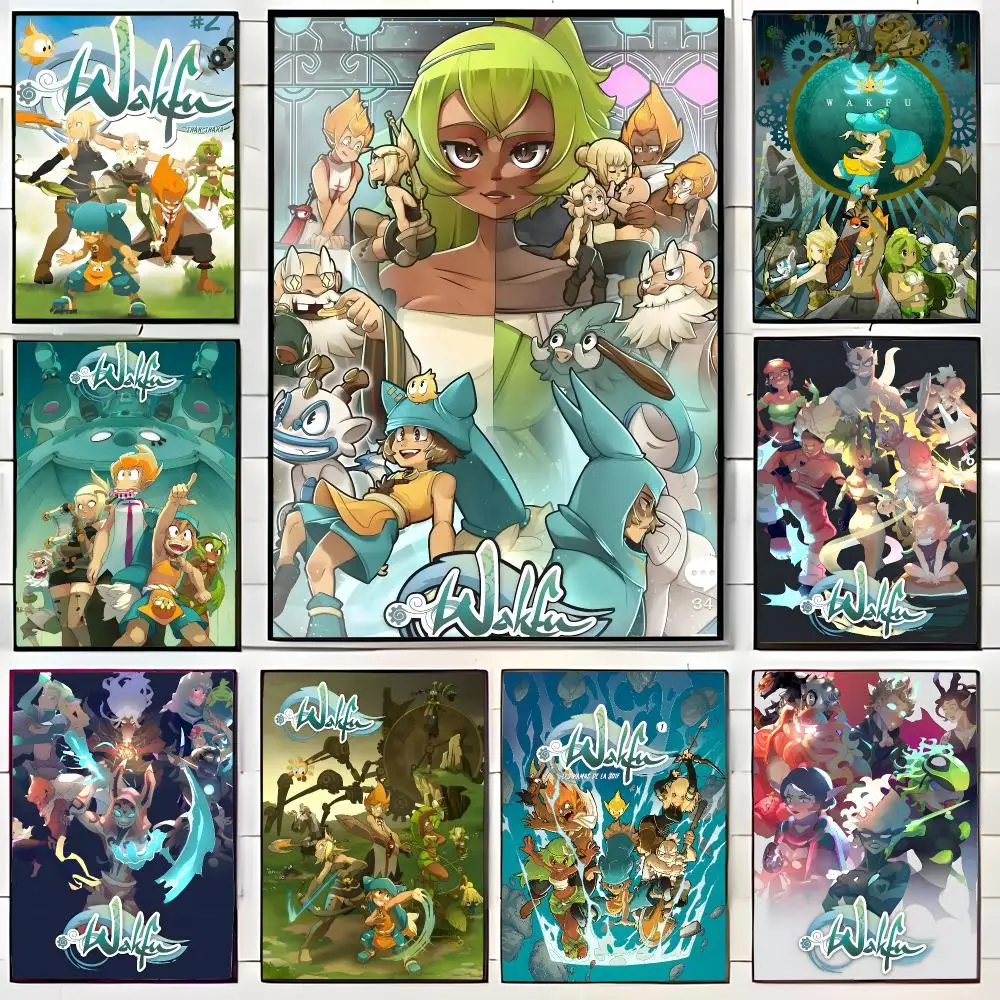 Fantasy Animation W-Wakfu Poster Wall Art Print Decorative Mural Home Decor Gift Unframed