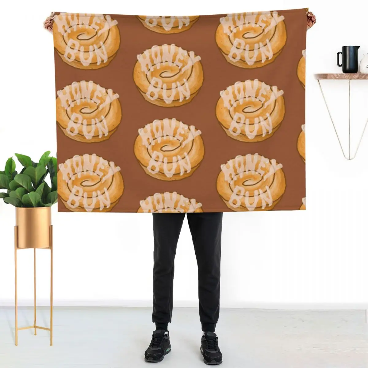Honey Bun Throw Blanket Sofa Quilt Beach Thin valentine gift ideas Plaid on the sofa Soft Plaid Blankets