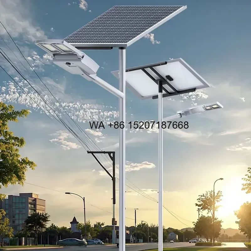 Wmwmnu for Wmwmnu 5 Years Warranty High Power Outdoor 60w 80w 100w 120W 150W 200W Led Solar Panel Street Light and Pole