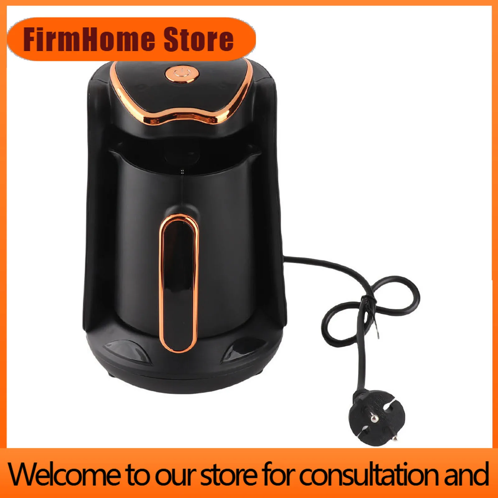 FirmHome StoreCoffee Maker 600W 4 Cups Anti Overflow Anti Dry Burning Portable Turkish Coffee Machine For Home Turkish Coffee Ma