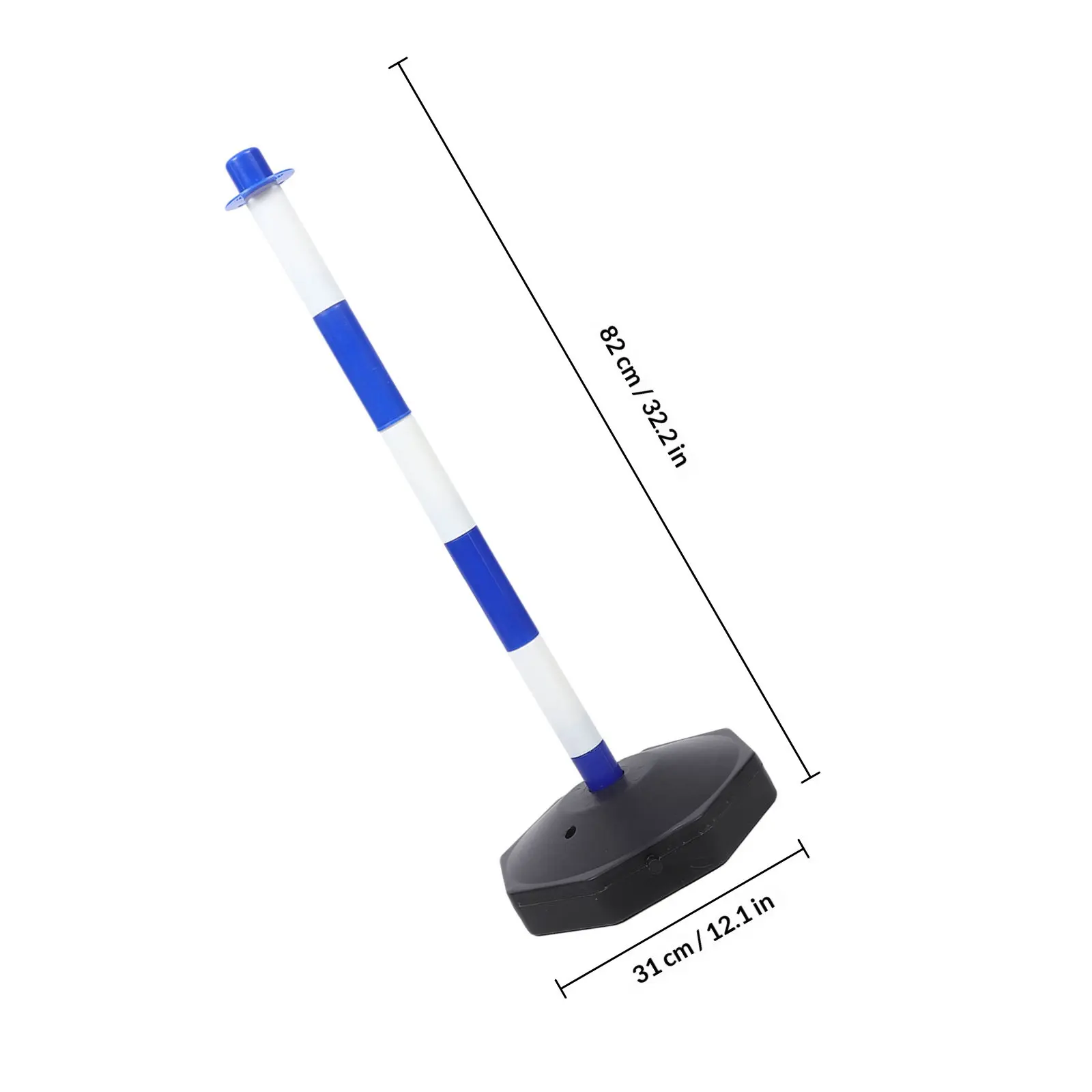 Water Refillable Warning Post High Visibility Impact Absorbing Safety Cone Road Traffic Barrier Queue Guide Parking Delineator