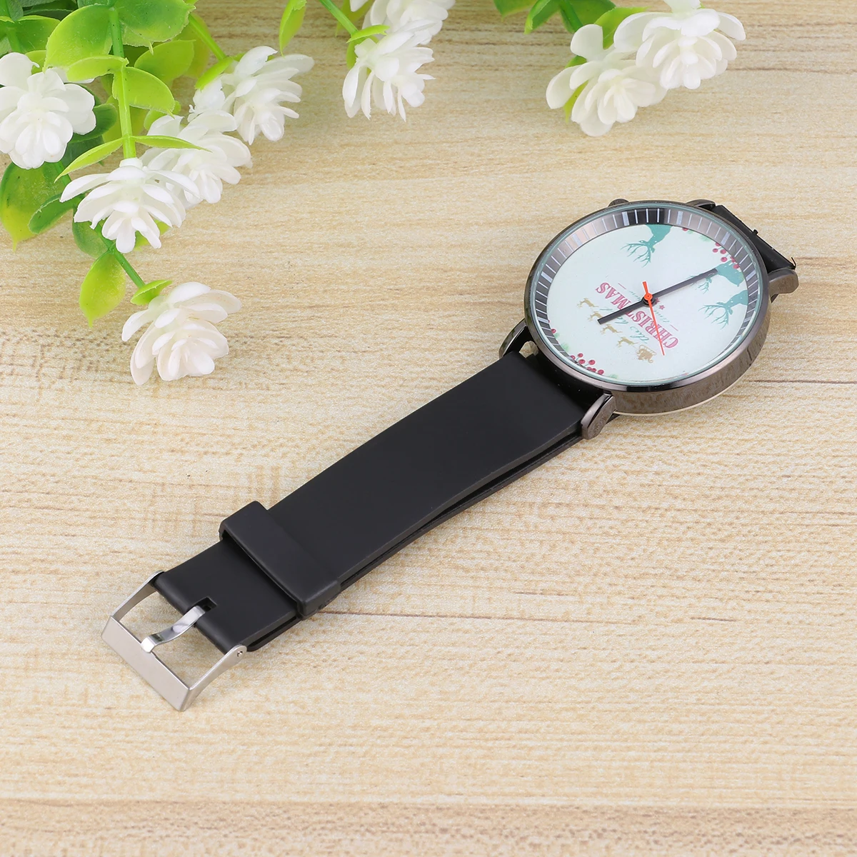 

Letter Watch Christmas Wristwatch Men Fashionable and Versatile Leisure Quartz Thanks Giving Day Gift
