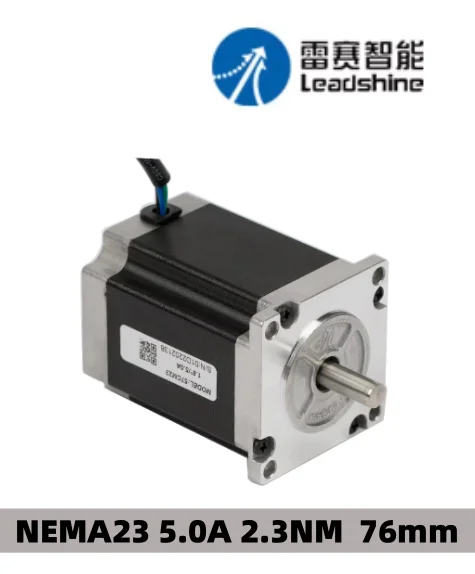 57CM23 Leadshine 2 phase Stepper Motor for NEMA23 5A Length 76mm Shaft 8mm instead of HS series 57CM06 57CM13 57CM26