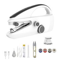 1 Set Handheld Sewing Machine Electric USB Handy Clothes Home Travel Tools Automatic Mending Tailoring Machines Hand Craft