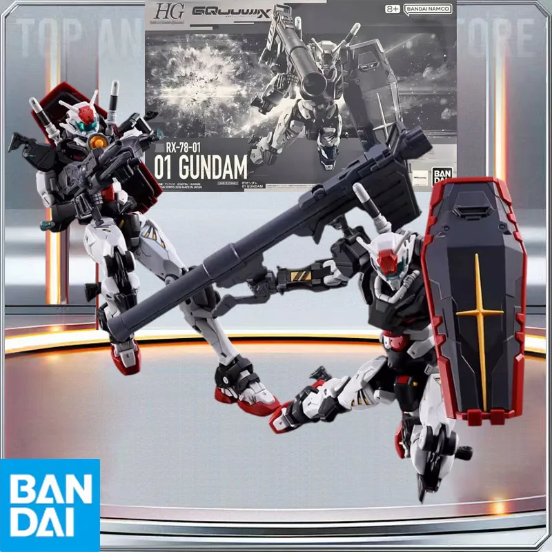 

BANDAI Genuine HG 1/144 PB Limited 01 GUNDAM GQuuuuuuX RX-78-01 Action Anime Figure Collectible Assembly Model Toys Holiday Gift