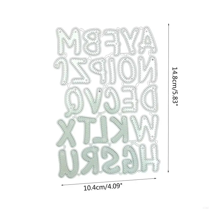 u75c 알파벳 절단 다이 서신 엠보싱드 컷 다이 컷 스텐실을위한 스텐실 DIY 앨범