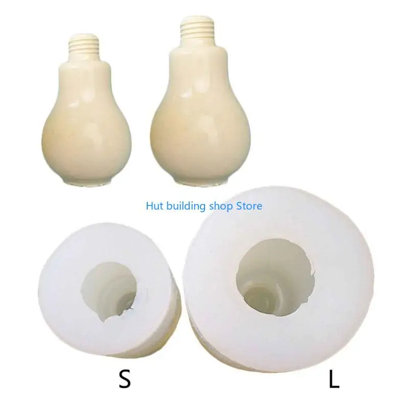 T21C Bulb Mold for DIY Plasters Fondant Decorations Room Ornament