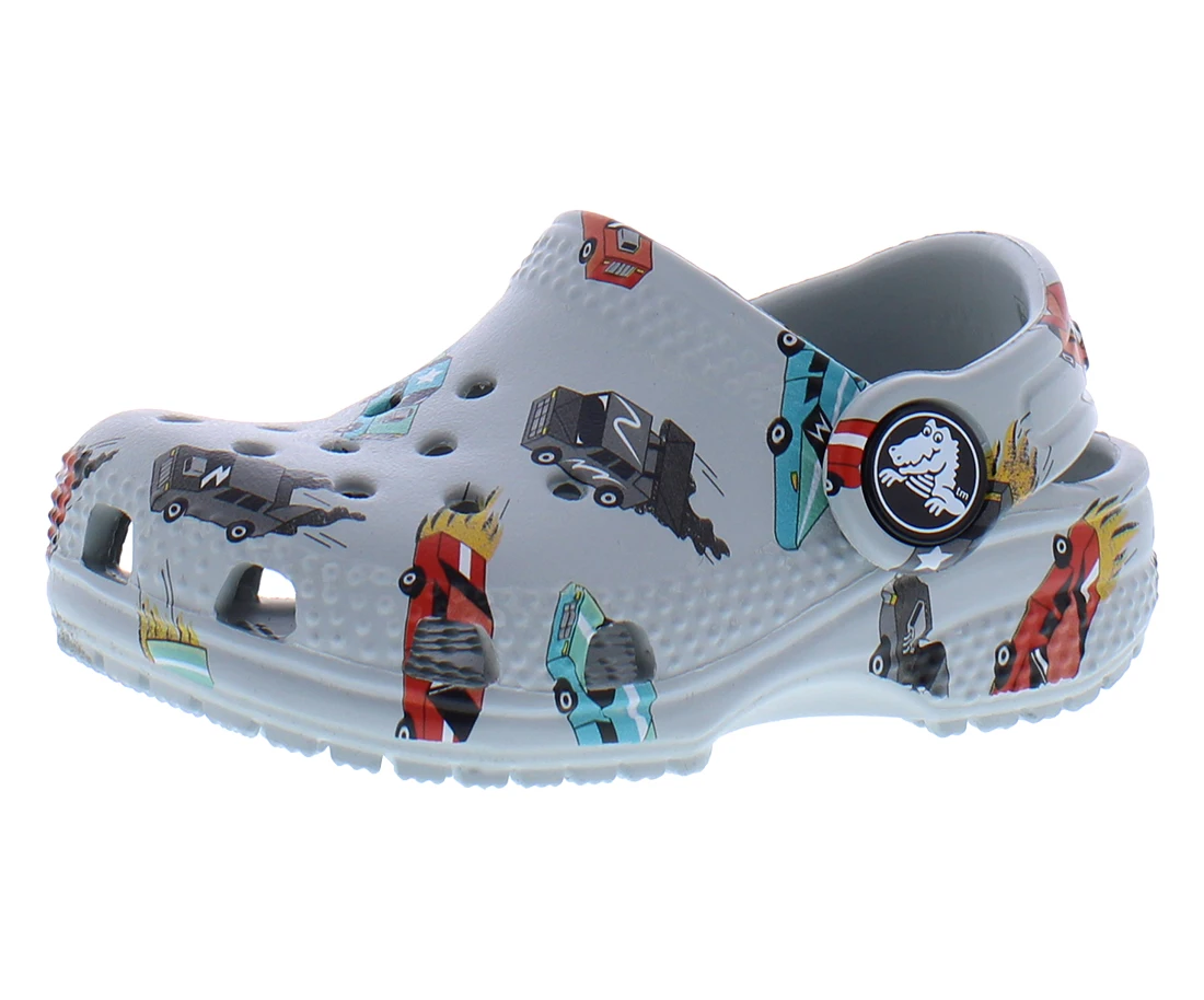 

Crocs Classic Race Cars Graphic Clog Infant/Toddler Shoes
