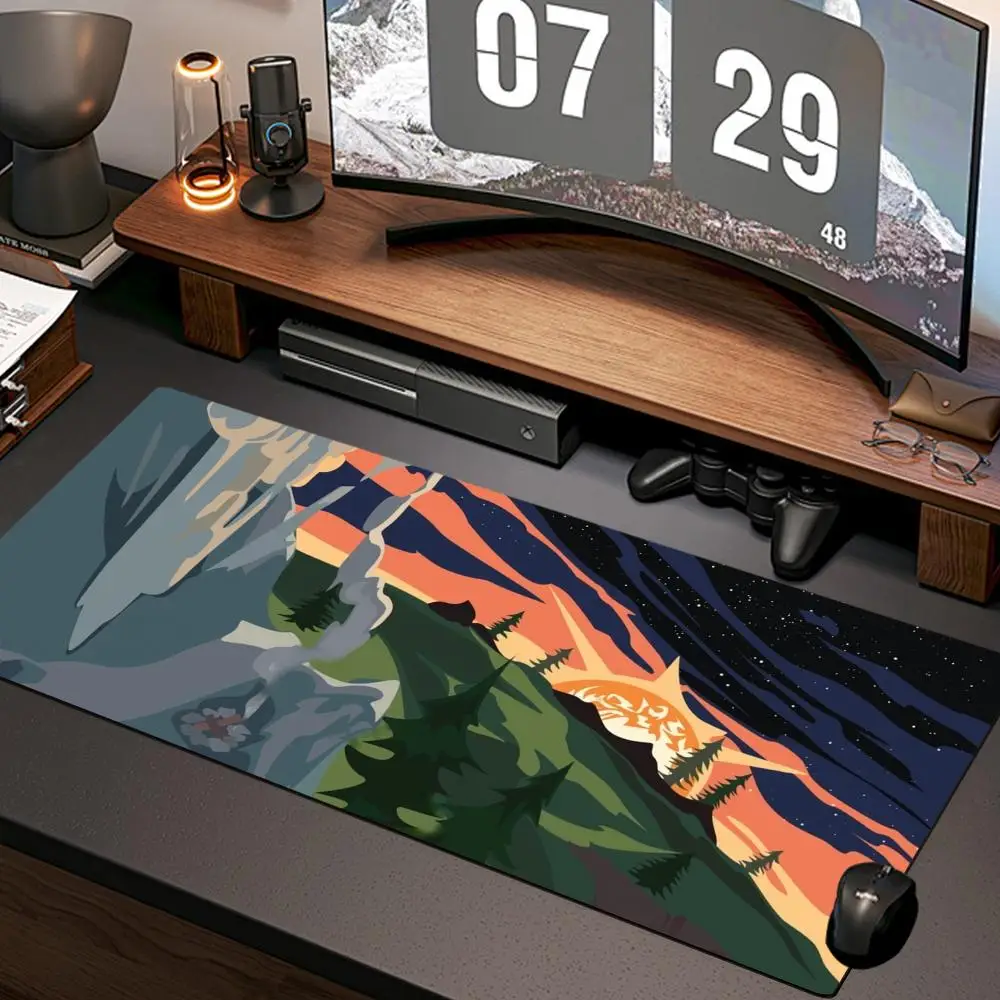 Game outer wilds Mouse Pad New Computer Home Mousepad XXL Desk Mats Natural Rubber Office Anti Slip Gaming Accessories pad