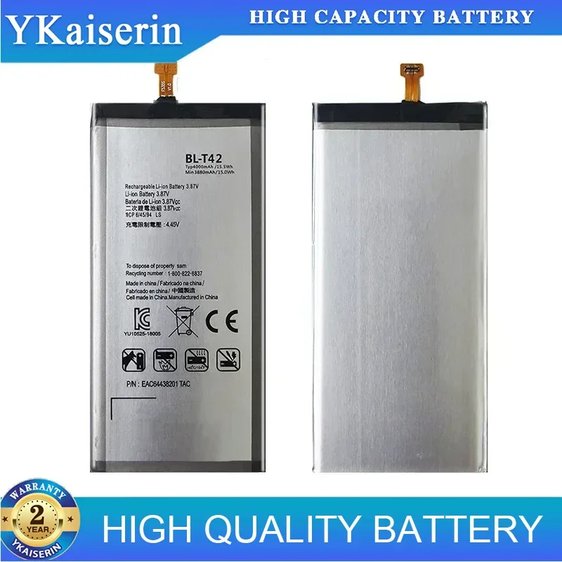 BL-T42 Battery For LG V50 ThinQ 5G LM-V500 V500N V500EM v500xm v50s Mobile Phone Bateria free tool