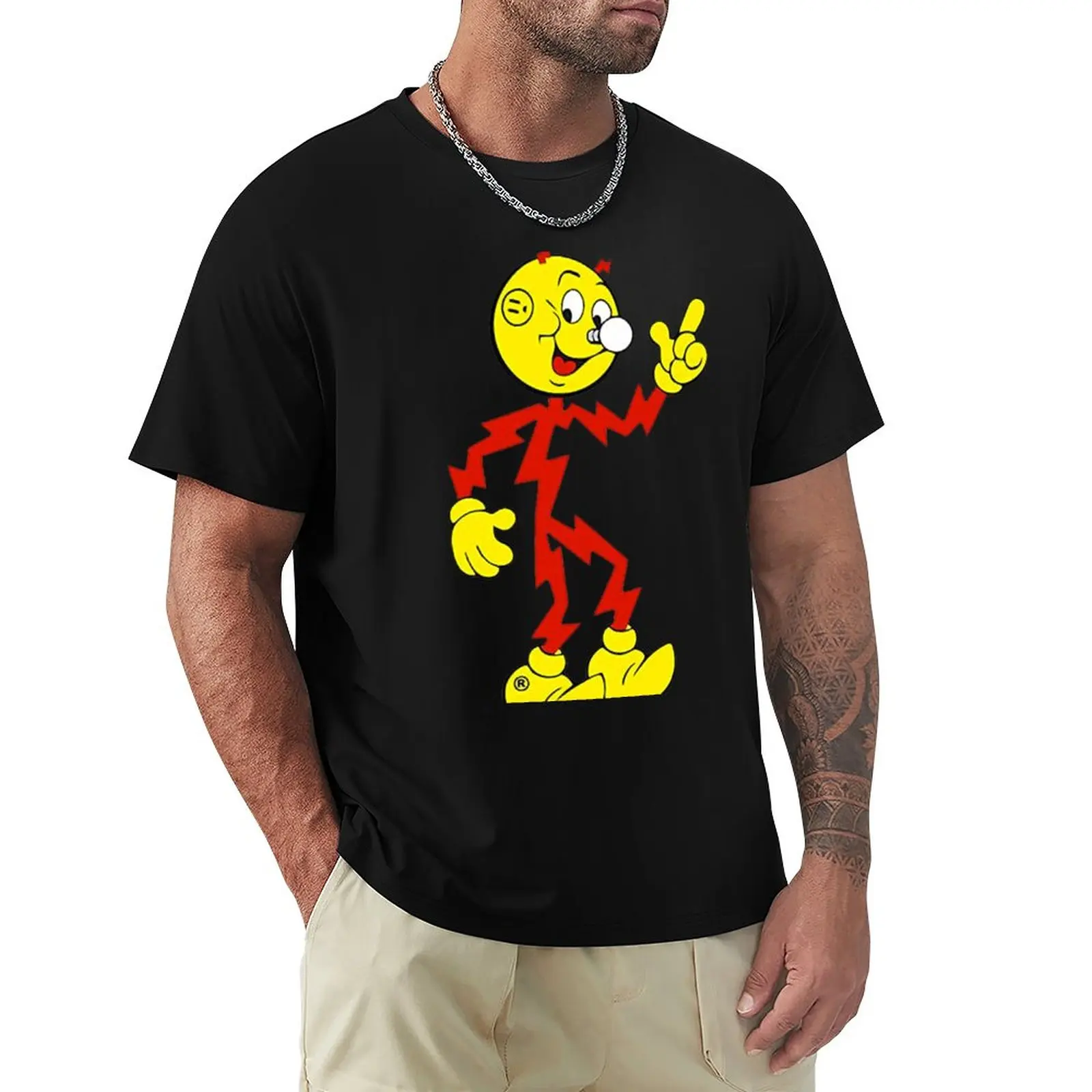 Reddy Kilowatt T-Shirt heavyweights plus sizes t shirts for men graphic