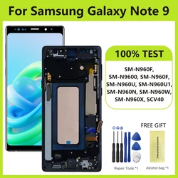 AMOLED for Samsung Galaxy Note9 N960F Lcd Display Digital Touch Screen with Frame for Samsung Galaxy Note 9 Screen Assembly