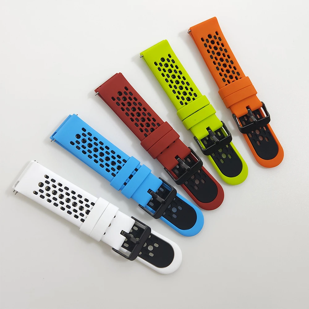 22mm pulseira para fóssil gen 6 44mm substituição cinta para fóssil gen 5e/gen 5 lte 45mm silicone pulseira pulseira cinto