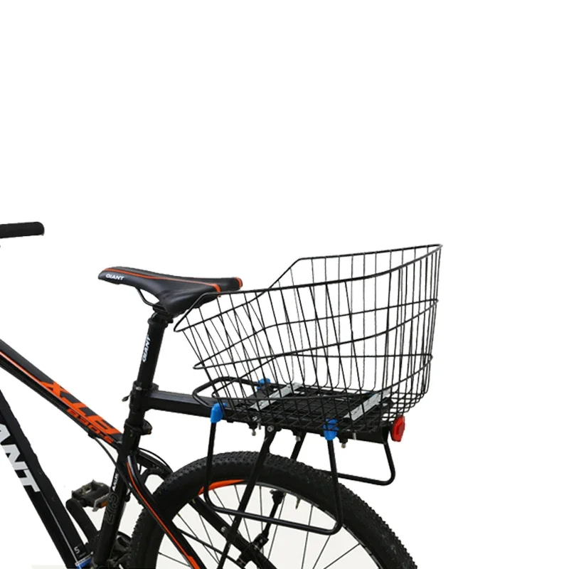 

Mountain Bike Rear Basket, Rear Seat Rack, Storage Basket, Bag Basket, Post-student Schoolbag Frame, Vegetable Basket,Car Basket