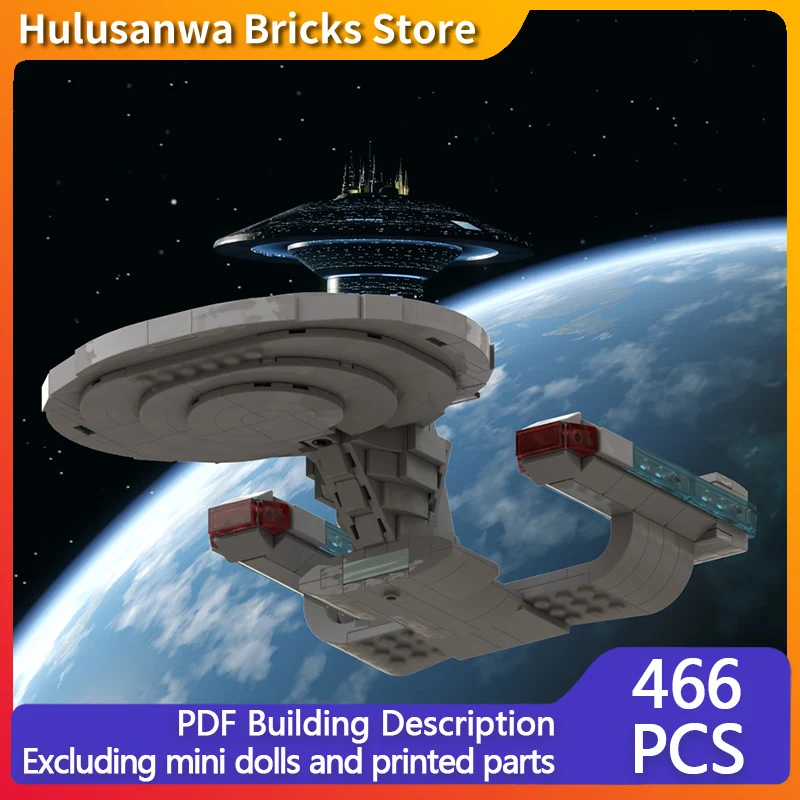 

Популярная киномодель MOC, строительные кирпичи, исследовательские линкоры, модульные технологии, подарки, праздник, сборка, детские игрушки, костюм