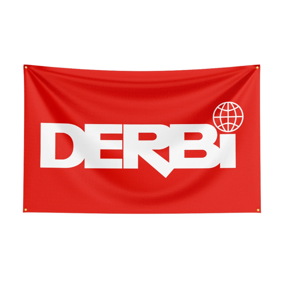 3X5Ft Derbis Racing Motorcycle Flag For Decor