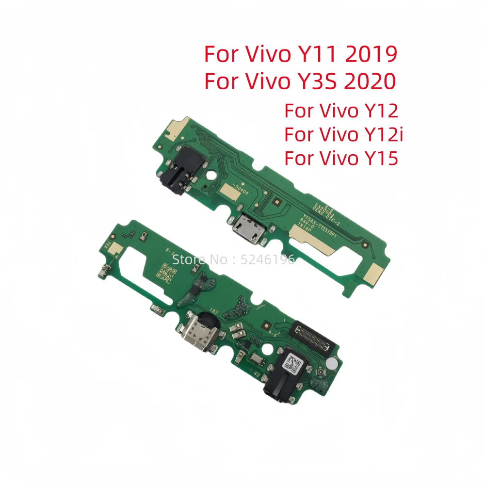 1 Uds puerto de carga USB conector Base de cargador para Vivo Y12 Vivo Y12I Vivo Y15 Vivo Y11 2019 Vivo Y3S 2020 pieza de repuesto