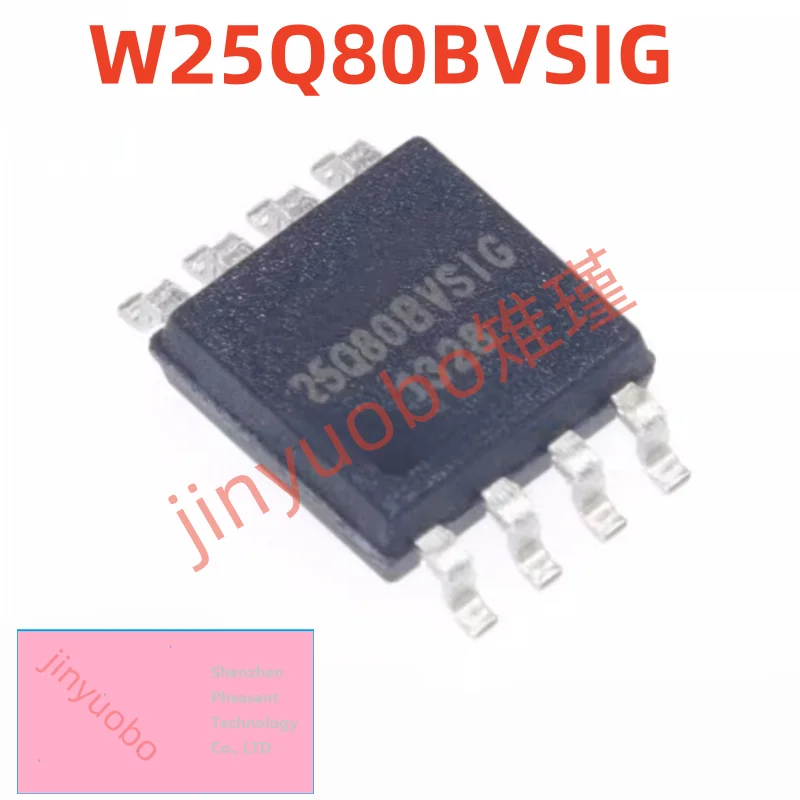 (5 piece) 25Q80BVSIG W25Q80BVSIG 25Q80 sop-8 Chipset