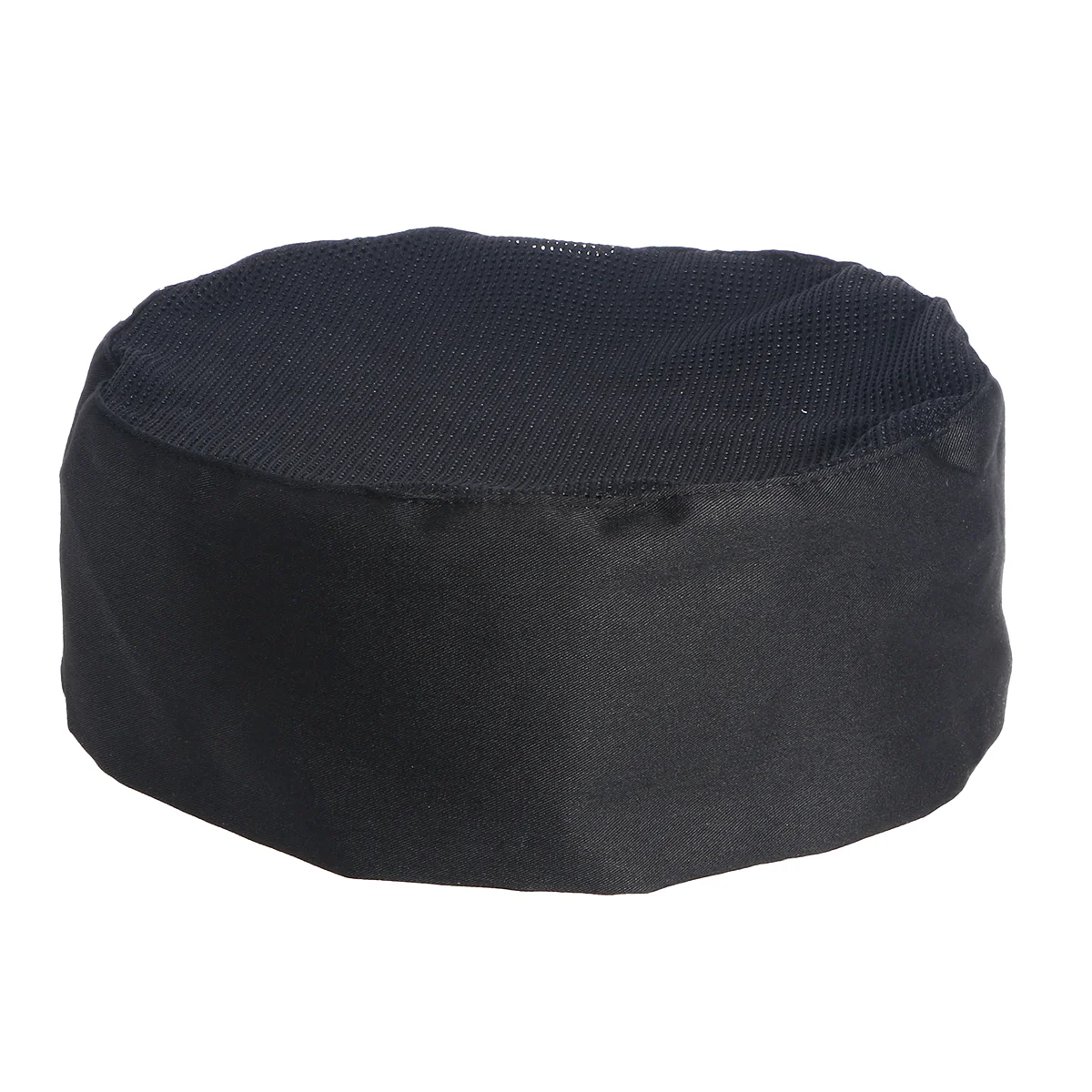 

Breathable Mesh Skull Cap Professional Chefs Hat Adjustable Strap One Size Black 19x19x8cm Polyester Cotton Fits Most