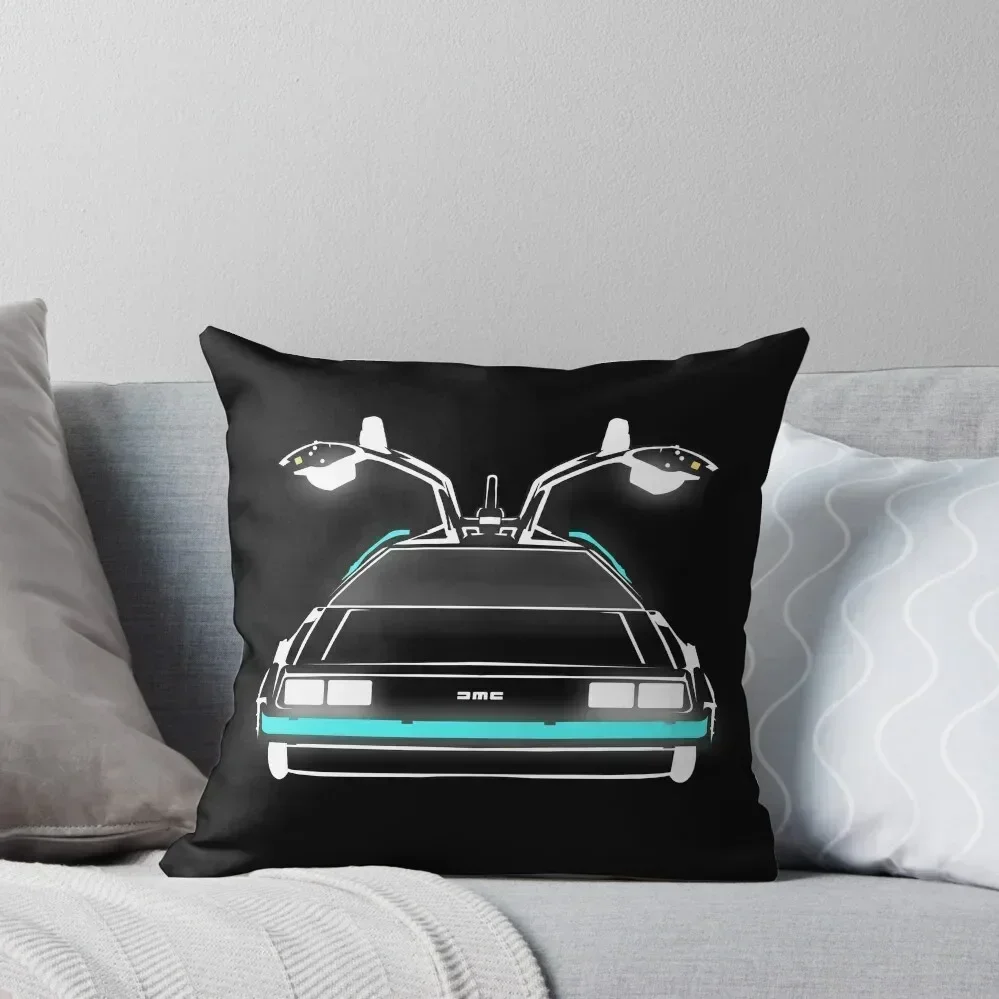 

Delorean neon Throw Pillow Pillow Cases Decorative Pillow Case Christmas pillowcases for sofa cushions Cushions For Sofa