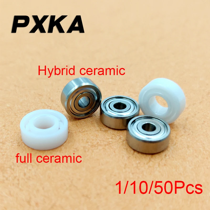 1/10/50Pcs Hybrid semi-ceramic bearing fishing wheel modified Luya 623 MR115 MR105 ZZ 693 683 ZZ Smooth idling bearing