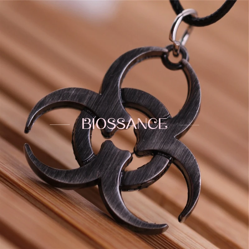 BIOSSANCE New Fashion And Exquisite Anime Peripheral Role-Playing Party Pendant Necklace For Men And Women Jewelry Accessories