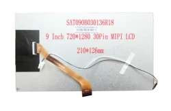 9 Inch IPS LCD SAT090B030136R18 IC-9707 30pin 210*126mm 720*1280 High Resolution Mipi LCD For Radio