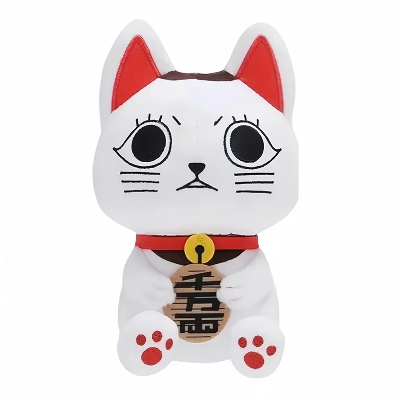 Dan Da Dan Anime Pluche Schattige Witte Kat Pluche Pop Decoratie Speelgoed Kerst Verjaardag Kind Cadeau 20cm