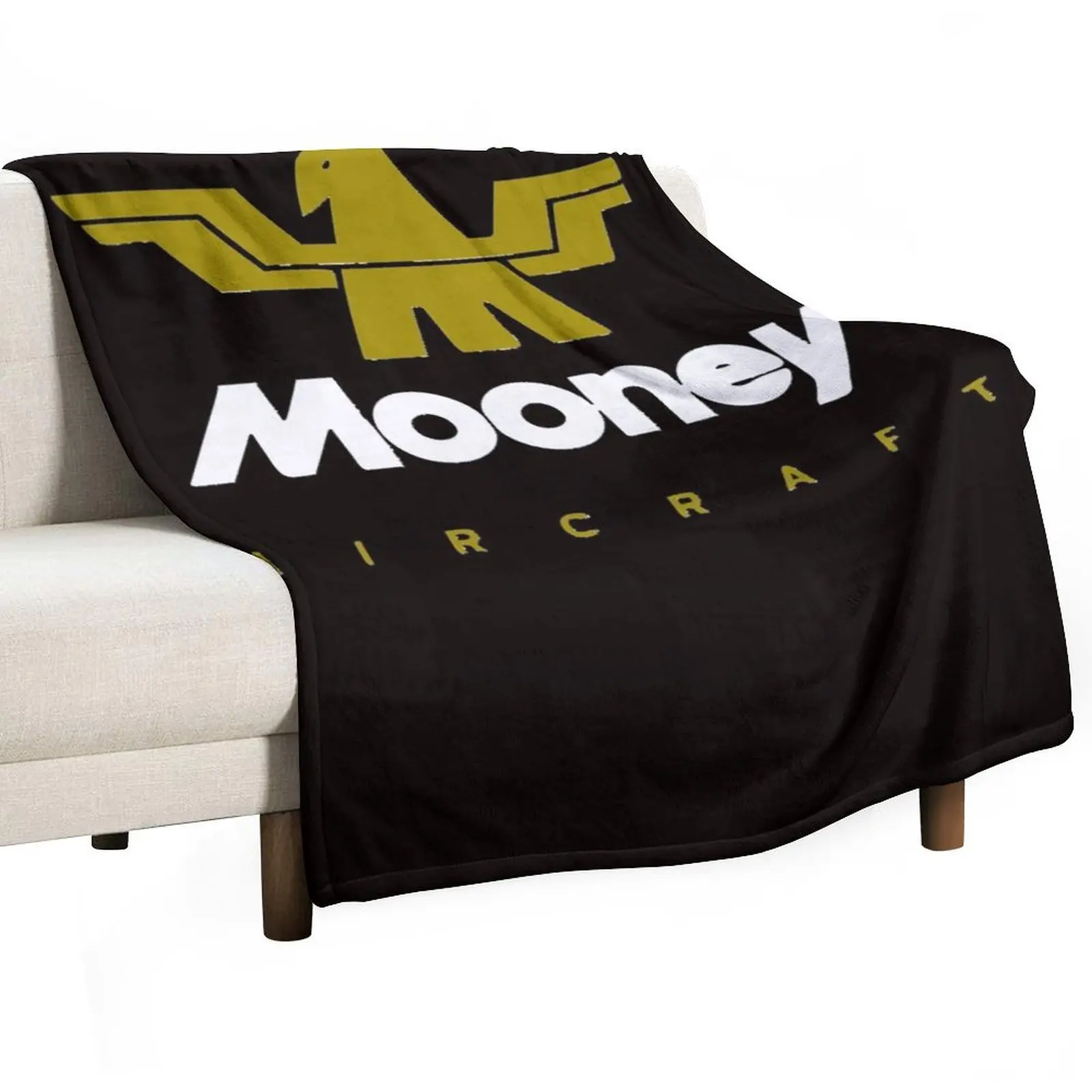 mooney aircraft Throw Blanket Soft Plaid Sofas Blankets For Sofas Personalized Gift funny gift Custom Blankets