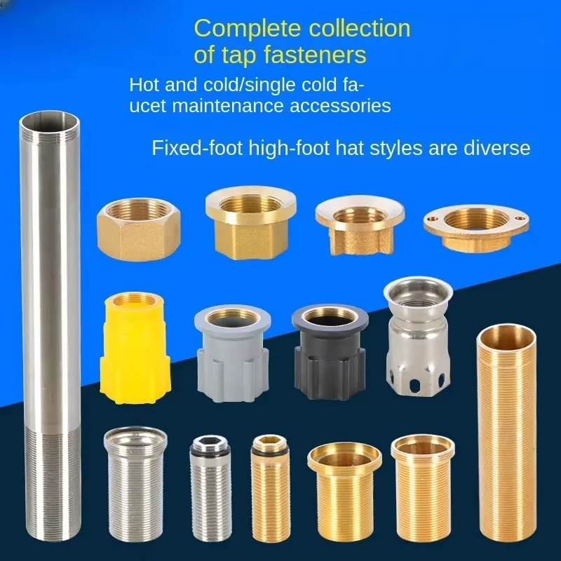 Faucet Fixing Foot, Large Foot Screw, Extended Screw Cap, Thick Tabletop Screw Fixing Seat