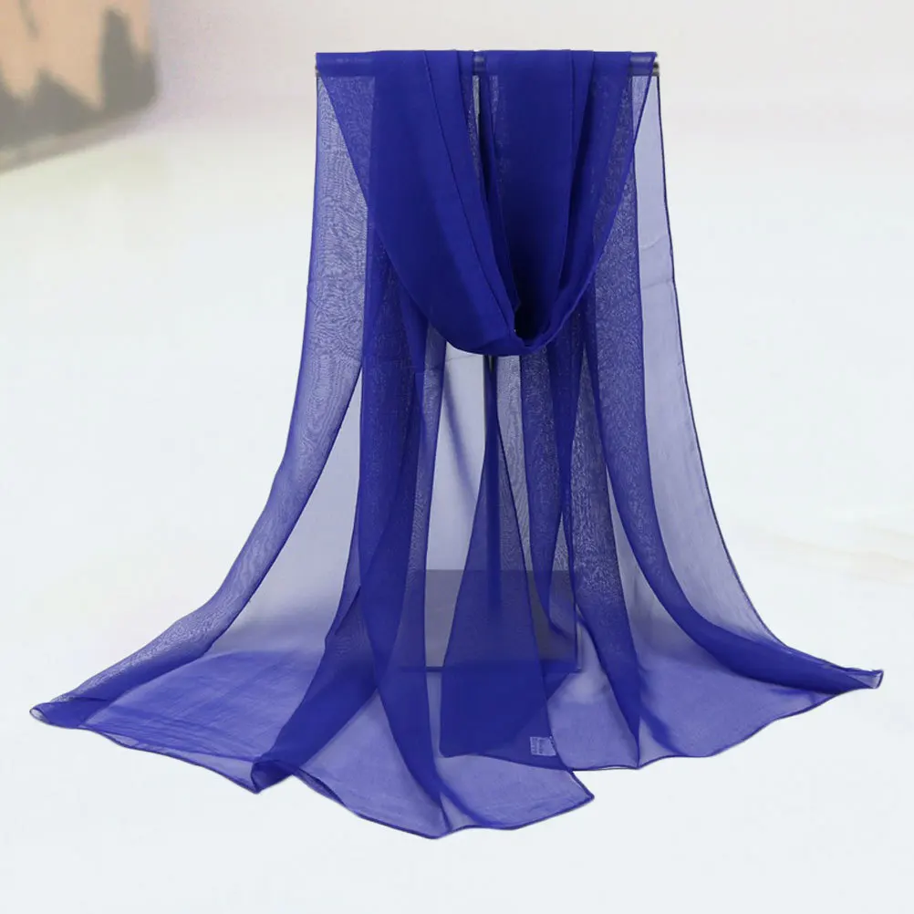 

Solid Color Sunscreen Scarf Black 180x70cm Elegant Women Shawl Dual Sun Block Cape for Birthday Wedding Christmas