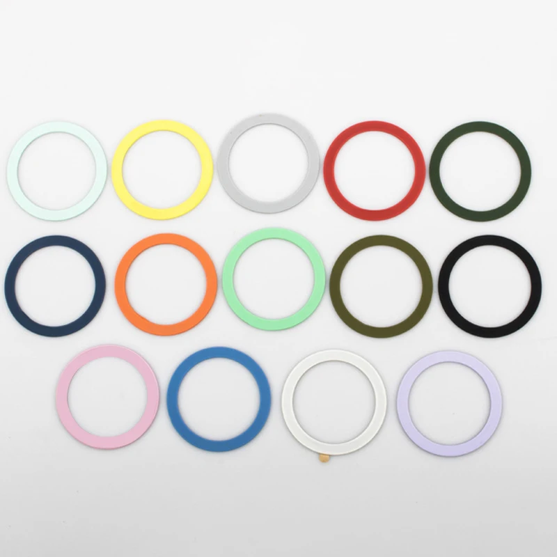 Universeller magnetischer Handy-Ring für Magsafe-Zubehör, Metallaufkleber, kabelloses Ladegerät, Eisenplatte, Blatt für iPhone 12, 13, 14 – Detail 4
