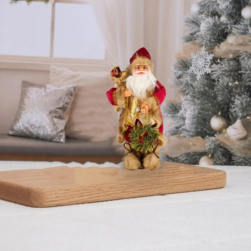 

Christmas Decoration Festive Santa Claus Doll Ornaments for Christmas Home Decor Table Centerpiece Window Decoration for Holiday