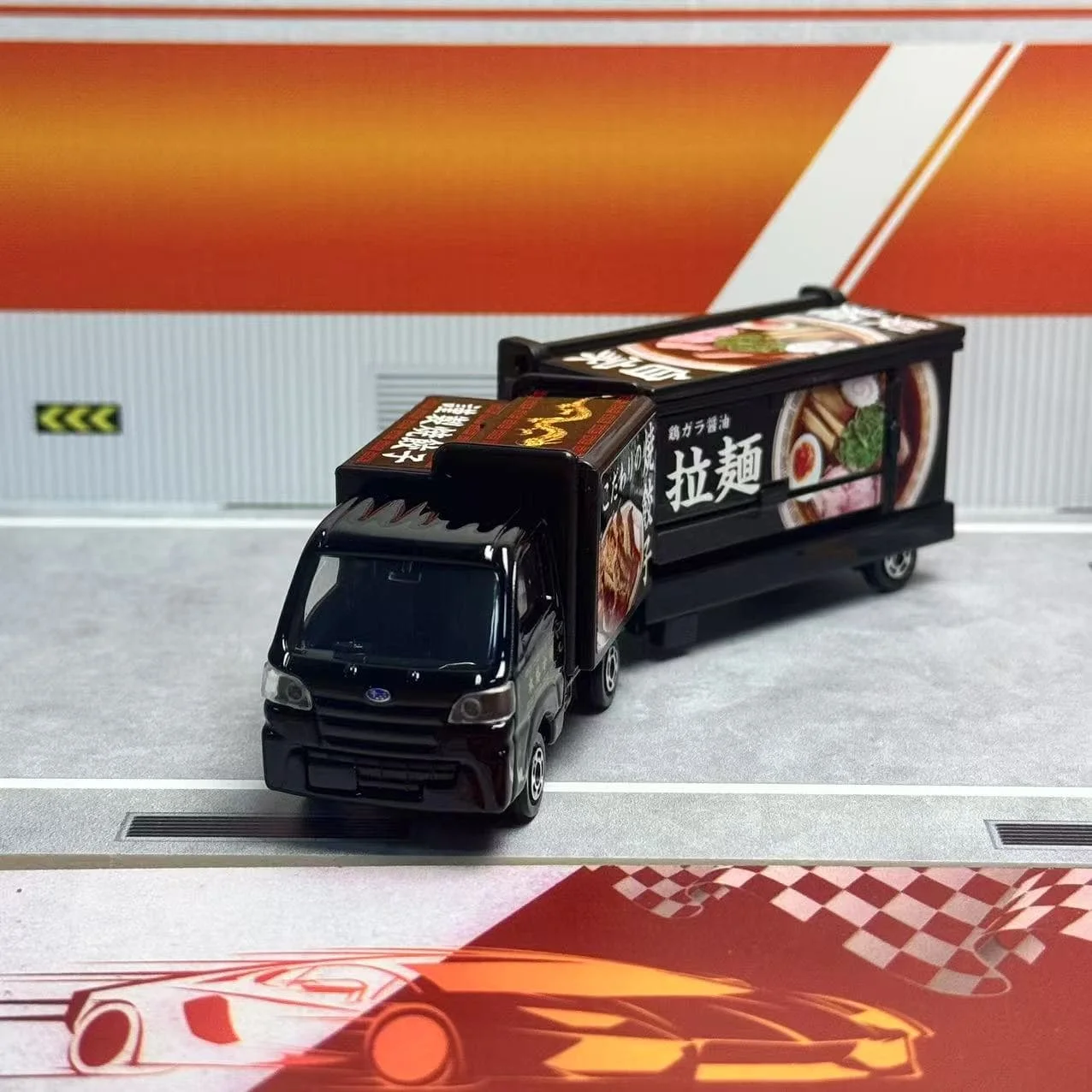Takara tomy tomica longo tipo no.142 subaru sambar cozinha reboque liga carro diecast modelo réplica série crianças presentes menino brinquedos