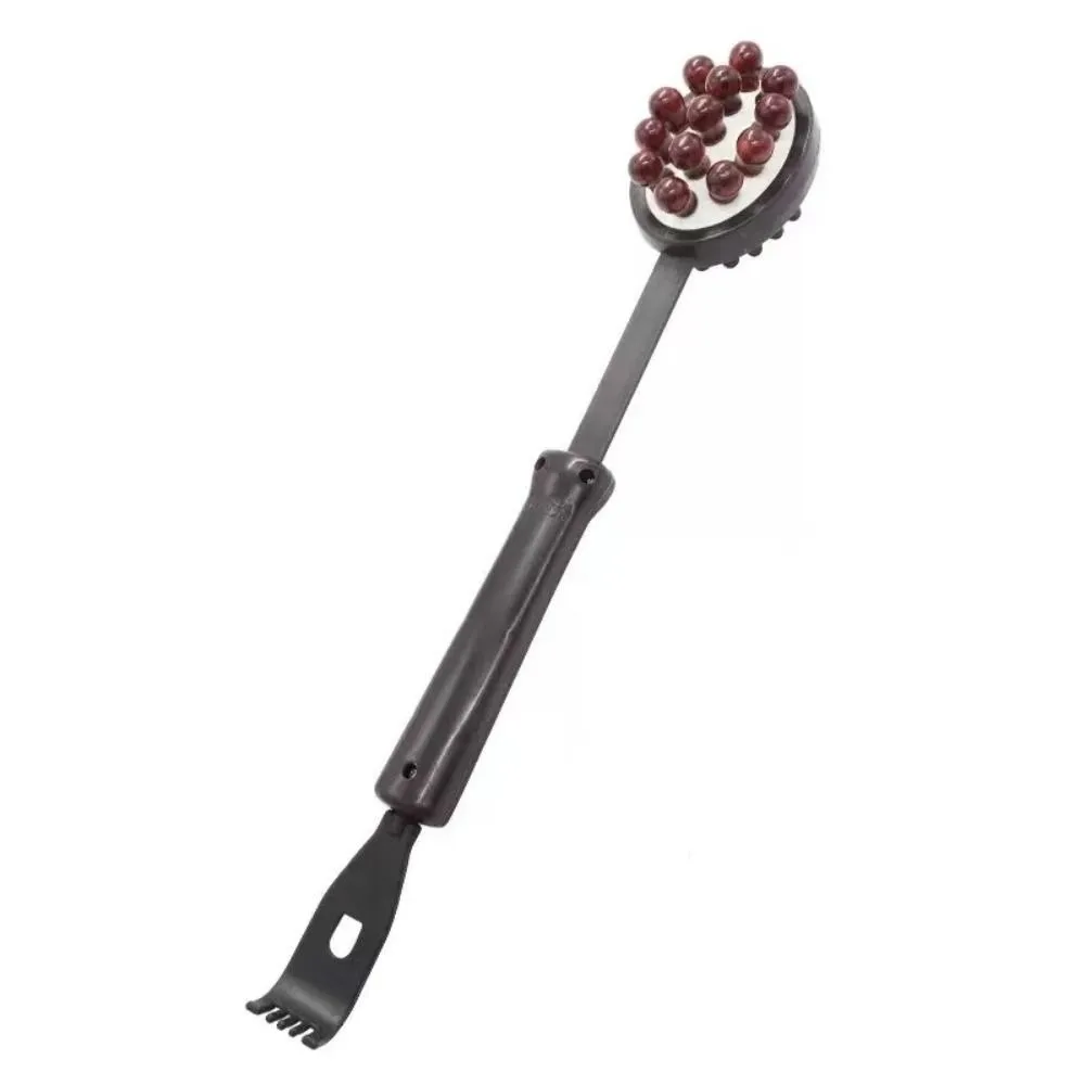 New Double Head Body Massage Hammer Retractable Handle Multifunctional Itchy Scratcher Massage Stick Muscle Relaxation