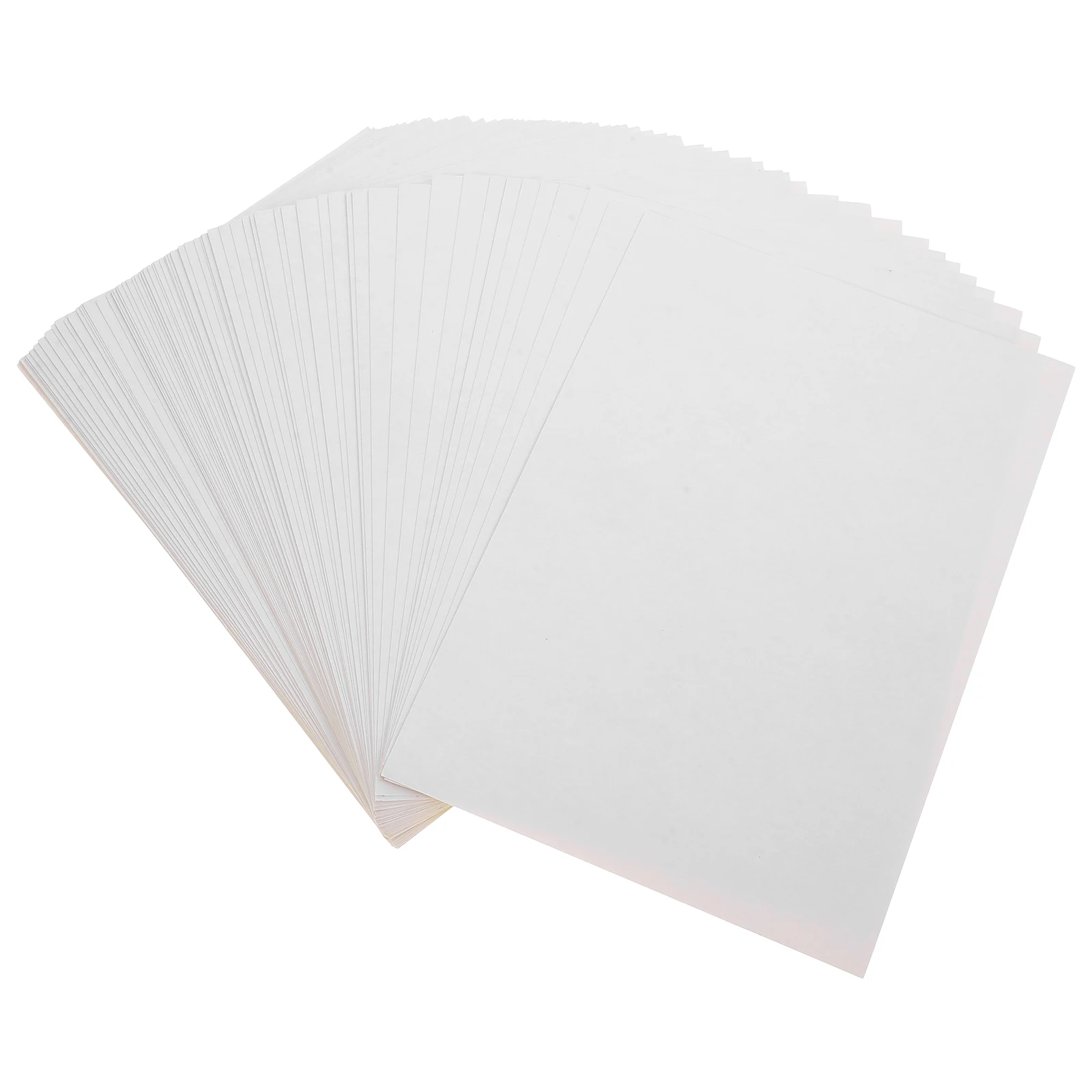 100Sheets Blank Vinyl Sticker Paper Multi Function Printer Paper Self Adhesive Printed Paper Home Users Office Workers